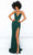 Tarik Ediz - 51095 Floral Sheath Evening Dress Prom Dresses