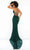 Tarik Ediz - 51095 Floral Sheath Evening Dress Prom Dresses