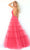 Tarik Ediz - 51125 Plunging V-Neck Tulle Gown Prom Dresses