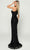 Tarik Ediz - 51141 Embellished Sheath Evening Dress Evening Dresses