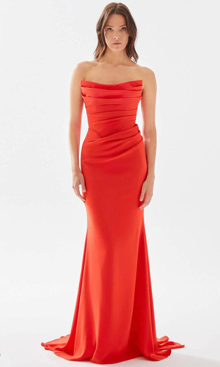 Tarik Ediz 52017 - Strapless Sheath Prom Dress – Couture Candy