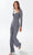 Tarik Ediz 52054 - Queen Anne Bedazzled Jumpsuit Formal Pantsuits