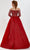 Tarik Ediz 52137 - Beaded Bodice A line Train Dress Special Occasion Dress