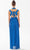 Tarik Ediz 98220 - Halter Double Slit Evening Gown Evening Dresses