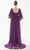 Tarik Ediz 98234 - Cape Sleeve Pleated Evening Gown Mother of the Bride Dresses