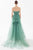 Tarik Ediz 98244 - Ruched Floral Evening Dress Prom Dresses