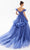 Tarik Ediz 98245 - Off-Shoulder Tulle Evening Gown Prom Dresses