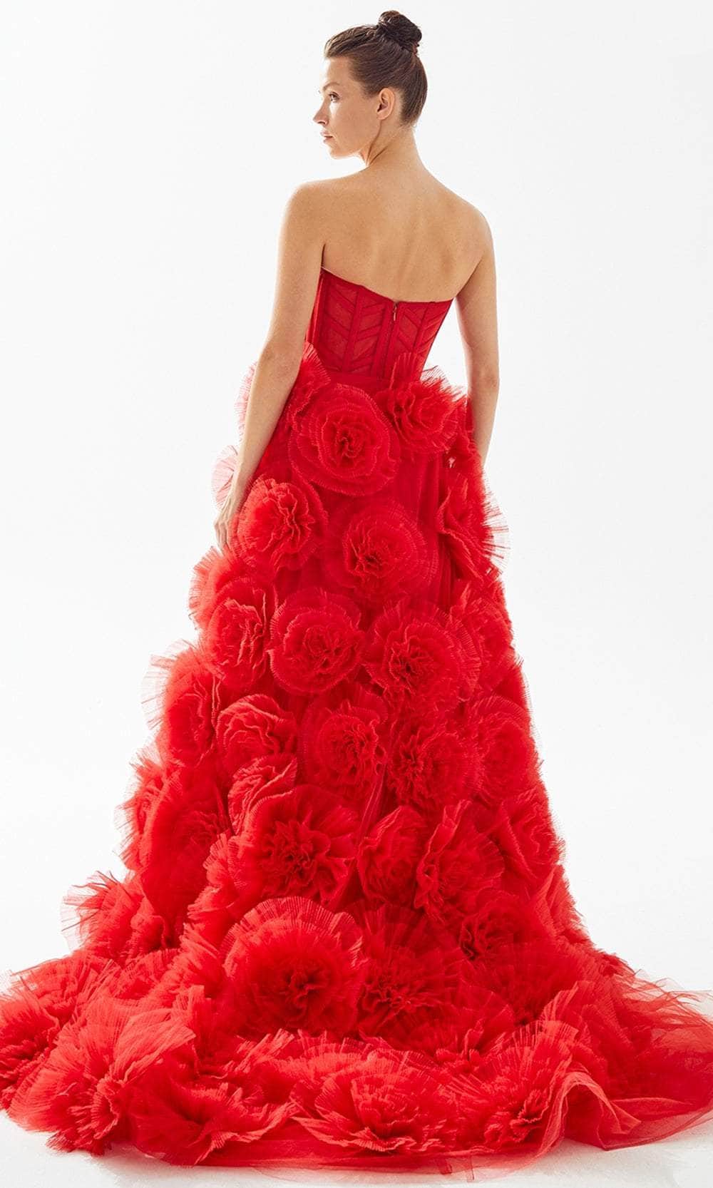 Tarik Ediz 98314 - Sweetheart Floral Evening Gown – Couture Candy