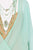 Tarik Ediz - Beaded Illusion Jewel Neck Dress 90372 Special Occasion Dress 0 / New Mint