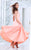 Tarik Ediz Off The Shoulder A-line Dress 50063 - 1 pc Peach Nectar In Size 2 Available CCSALE 2 / Peach Nectar