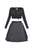 Tarik Ediz - Two-Piece V-Neck A-line Dress 50005 Special Occasion Dress 0 / Black