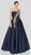 Terani Couture - 1912E9202 Embellished Straight Across Neck Long Gown - 1 pc Blush In Size 14 Available CCSALE 14 / Blush