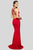 Terani Couture - 1915P8340 Cutout Beaded Evening Gown with Slit Special Occasion Dress