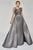 Terani Couture - 1921M0486 Sleeveless Illusion Bateau Long Gown - 1 pc Black In Size 4 Available CCSALE 4 / Black