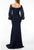 Terani Couture 1921M0489 - Square Neck Lace Formal Dress Mother of the Bride Dresses