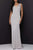 Terani Couture - 2011E2062 Beaded Strappy V-Neck Evening Gown Evening Dresses 0 / Putty