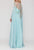 Terani Couture - 2011M2117 Beaded Long Sleeve Pleated Cascade Gown Mother of the Bride Dresses