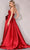 Terani Couture 2027E2917 - Asymmetric Neck Draped Evening Gown Special Occasion Dress