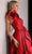 Terani Couture 2027E2917 - Asymmetric Neck Draped Evening Gown Special Occasion Dress