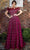 Terani Couture 2027GL3240 - Off-Shoulder Feather Long Dress Evening Dress