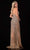 Terani Couture - 2111P4048 Crystal Illusion Dress with Slit Prom Dresses