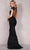 Terani Couture 2221GL0427 - Feathered Trumpet Evening Dress Evening Dress