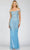 Terani Couture 231P0035 - Off-Shoulder Embellished Prom Dress Special Occasion Dress 00 / Blue