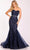 Terani Couture 231P0106 - Embellished Strapless Gown Special Occasion Dress 00 / Navy