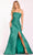 Terani Couture 231P0108 - Strapless Bow Accented Evening Gown Special Occasion Dress 00 / Emerald