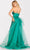 Terani Couture 231P0108 - Strapless Bow Accented Evening Gown Special Occasion Dress