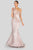 Terani Couture - Asymmetric Mermaid Evening Gown 1911E9095 - 1 pc Champagne In Size 2 Available CCSALE 2 / Champagne