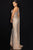 Terani Couture - One Shoulder Formal Gown 2012GL2390 - 1 pc Nude In Size 6 Available CCSALE