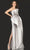 Terani Couture - Sculpted Bow Evening Dress 2021E2876 Evening Dresses 8 / Silver Taupe