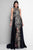 Terani Couture - Sleeveless Mermaid Evening Dress 1712E3648 - 1 pc Black Gold in Size 4 Available CCSALE 4 / Black Gold