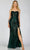 Terani Couture - Sweetheart High Slit Evening Dress 231P0030 Evening Dresses 00 / Emerald