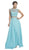 Two Piece Embellished A-Line Evening Dress Evening Dresses XXS / Turquoise