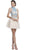 Two Piece Halter A-line Homecoming Dress Dress XXS / Turquoise